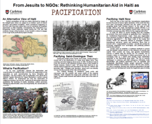 Poster with images and maps descripbed in the captions